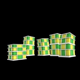 三维装饰图案视频素材