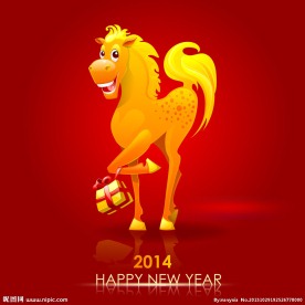 2014马年背景