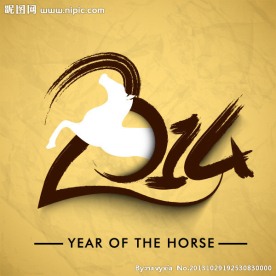 2014马年背景