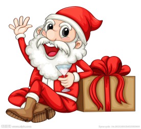 卡通圣诞老人