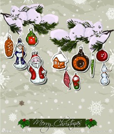 圣诞树装饰素材