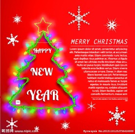 创意灯光圣诞树