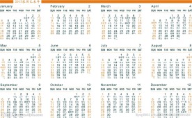 2015日历