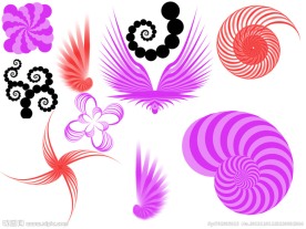 简单的潮流元素笔刷