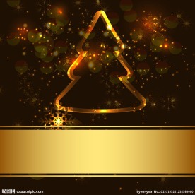金色圣诞节背景