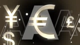 货币符号转场视频素材