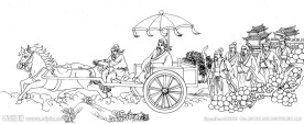 孔子 出游 马车