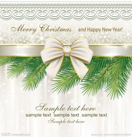 银白色圣诞节背景