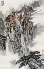 黄山松云