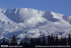 实拍雪山视频素材