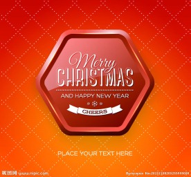 圣诞节标签卡片