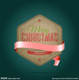 圣诞节标签卡片