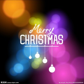 梦幻光斑圣诞节背景