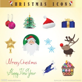 圣诞节装饰素材