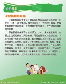 女性健康知识广告展板