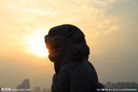 湖畔黄昏