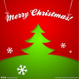 抽象圣诞树背景