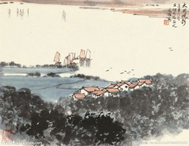 太湖帆影