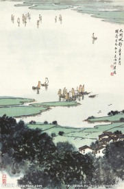 太湖帆影