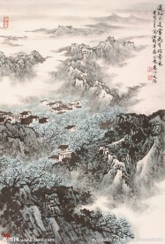 遥知不是雪 国画