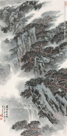 云壑松风图