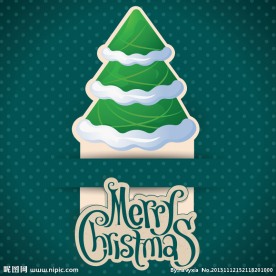 创意圣诞树背景 抽象