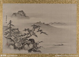 国画 平江春色