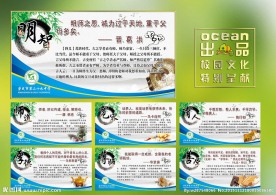 校园文化中国风展板
