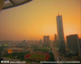 建筑背景视频素材