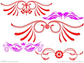 简洁实用的花纹笔刷