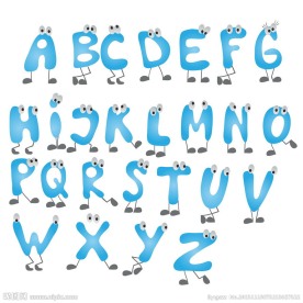 英文字母小人