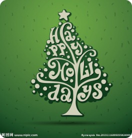 卡通圣诞背景 卡