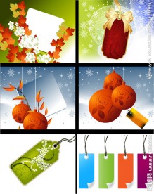 圣诞节促销标签