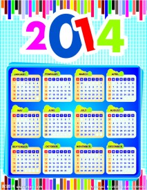 2014年日历