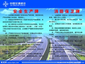 安全生产牌
