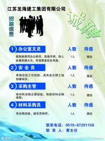 招聘海报