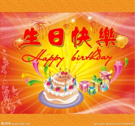 生日快乐海报