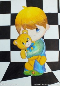 学生色彩人像