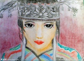 学生色彩人像