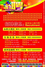 招聘海报