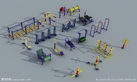 公园广场室外健身器材