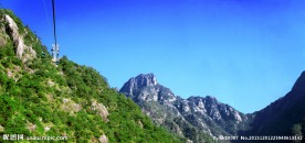 三清山风景 索道