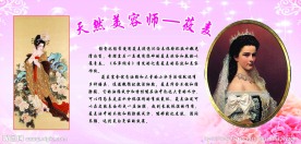 美容养生展板