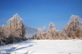 根河两公里半冬景