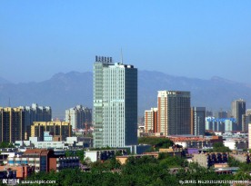 远眺河北农信大厦全景