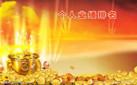 个人业绩排行榜