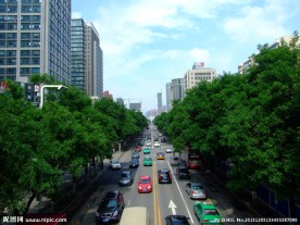 石家庄中山路街景