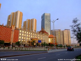 石家庄体育大街街景