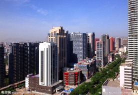 鸟瞰石家庄北国附近