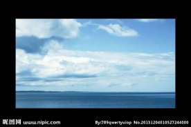 蓝天白云背景视频素材